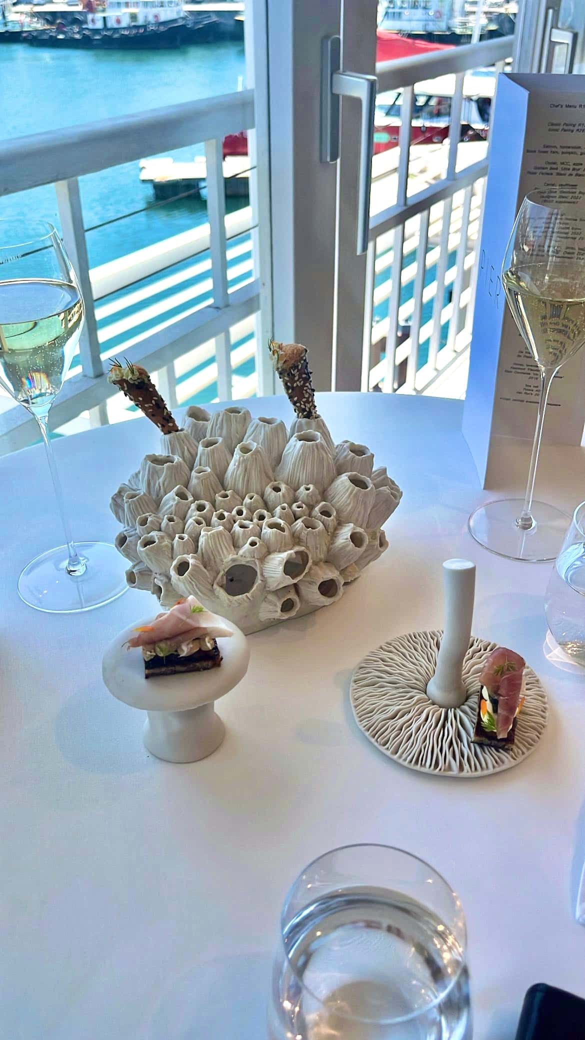 The amuse-bouche as it arrived at our table