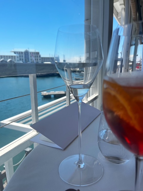 The views of the V&A from our table