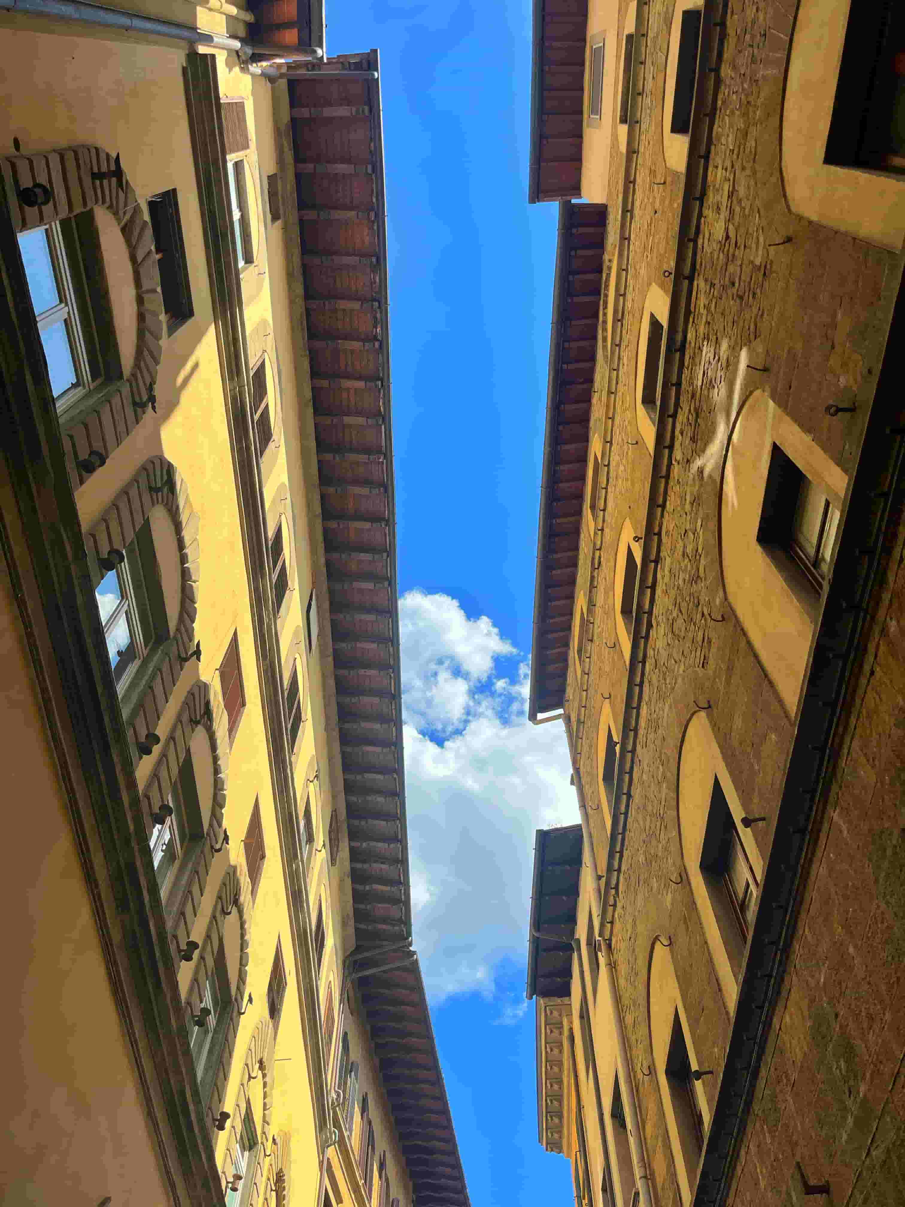 Beautiful buildings around Oltrarno