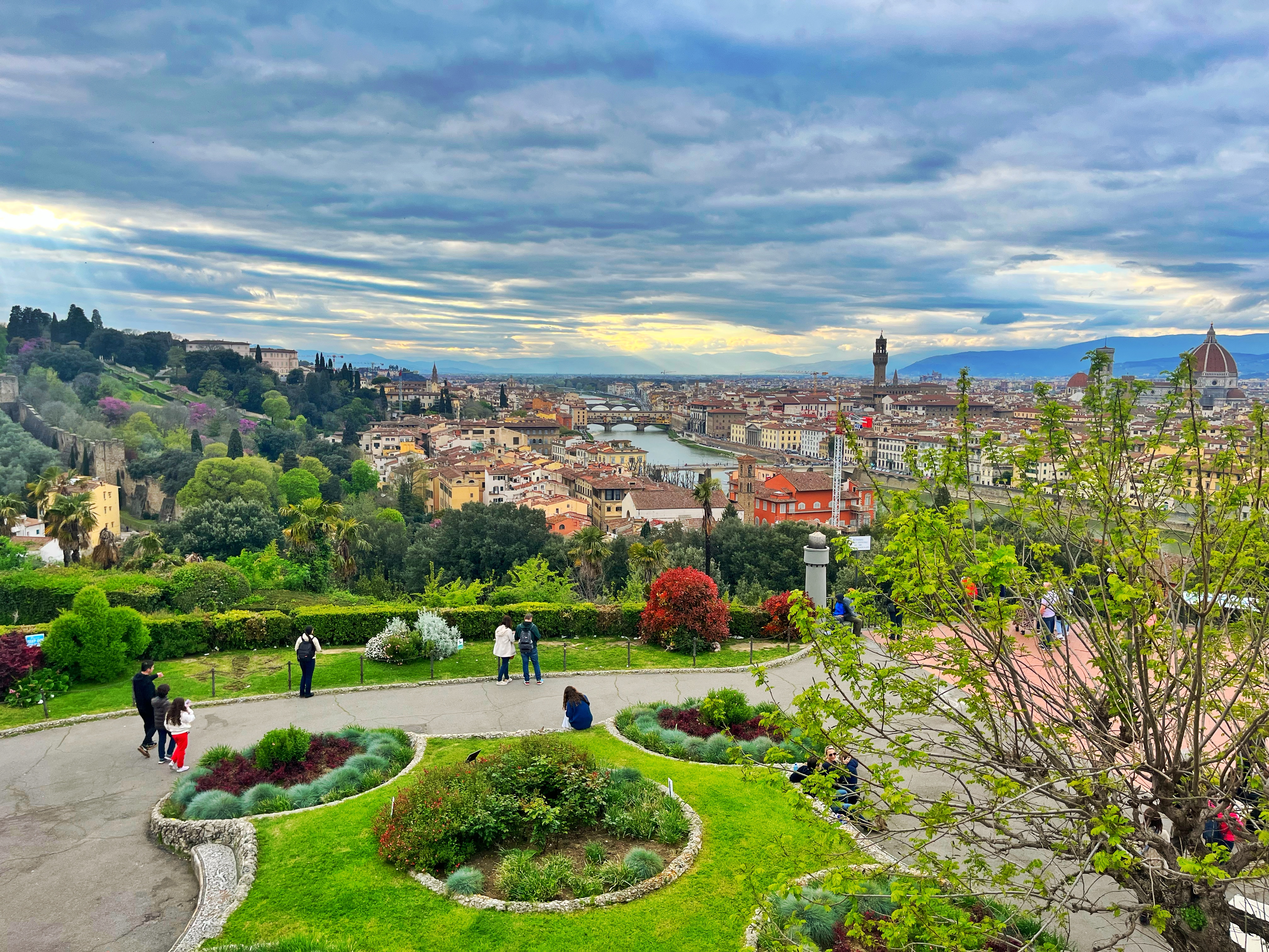 The view from the Piazzale Michelangelo