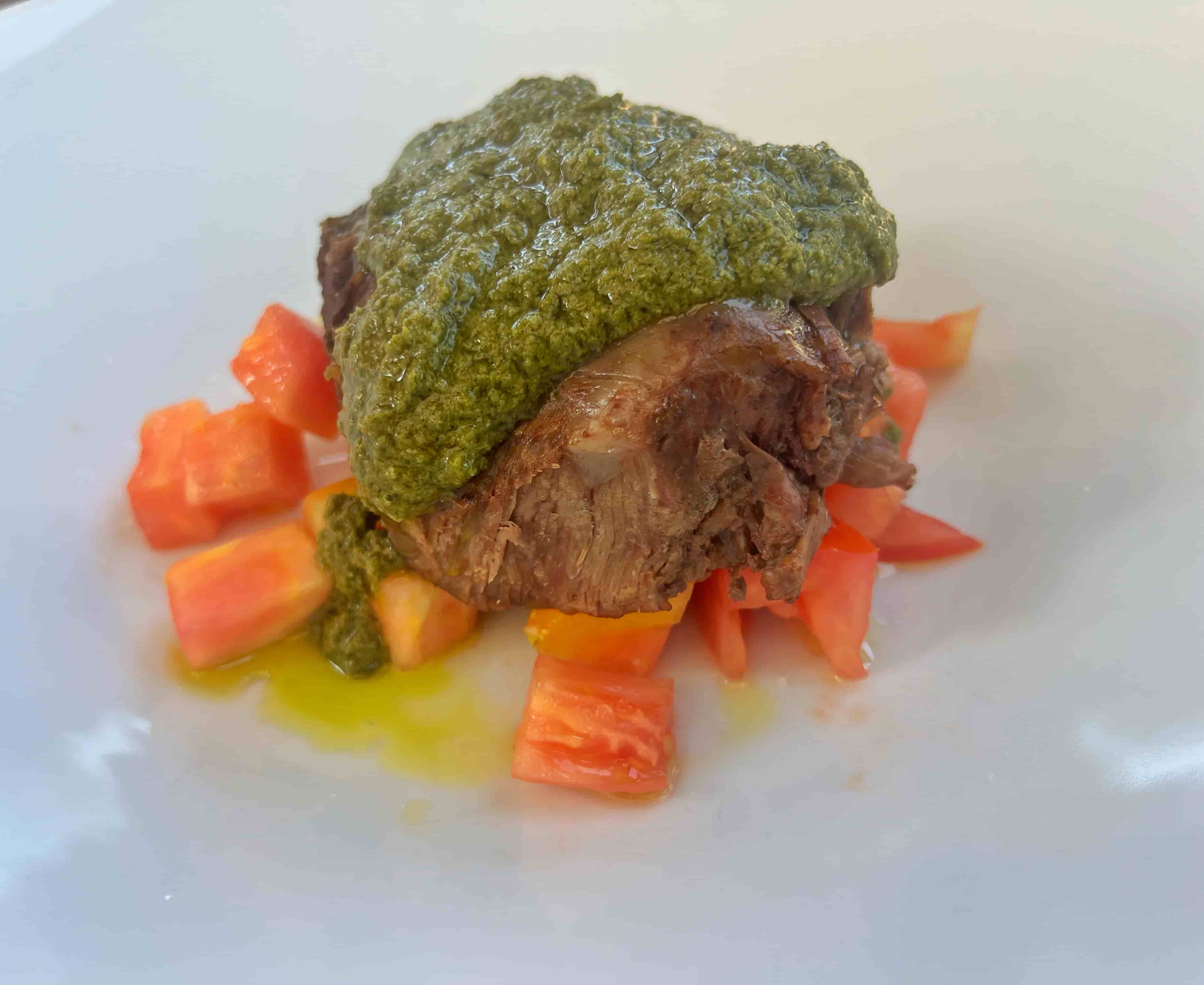 Wild boar fillet at L’Ortone