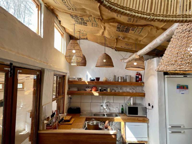 Kitchen featuring sustainable materials